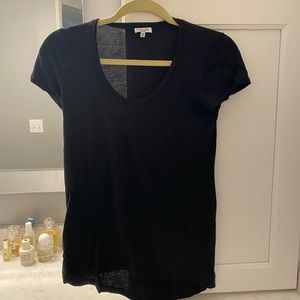 Splendid black scoop neck tshirt